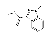 N,1-dimethyl-1H-indazole-3-carboxamide Structure