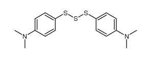 bis-(4-dimethylamino-phenyl)-trisulfide Structure