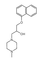 1-(4-methyl-piperazin-1-yl)-3-naphthalen-1-yloxy-propan-2-ol Structure