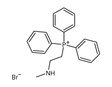 [2-(methylamino)ethyl]triphenylphosphonium bromide结构式