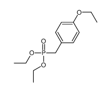 1-(diethoxyphosphorylmethyl)-4-ethoxybenzene结构式