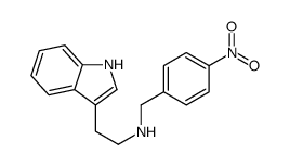 2-(1H-indol-3-yl)-N-[(4-nitrophenyl)methyl]ethanamine结构式