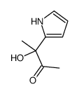 3-hydroxy-3-(1H-pyrrol-2-yl)butan-2-one结构式