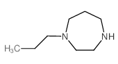 1-propyl-1,4-diazepane结构式
