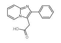 2-(2-Phenylimidazo[1,2-a]pyridin-3-yl)acetic acid Structure