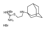 2-(1-adamantylamino)ethyl carbamimidothioate,dihydrobromide结构式