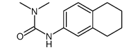 1,1-dimethyl-3-(5,6,7,8-tetrahydronaphthalen-2-yl)urea结构式