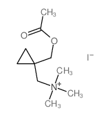 Cyclopropanemethanaminium,1-[(acetyloxy)methyl]-N,N,N-trimethyl-, iodide (1:1) picture