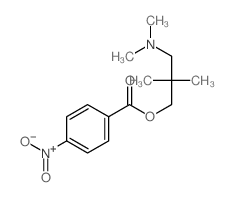 (3-dimethylamino-2,2-dimethyl-propyl) 4-nitrobenzoate Structure