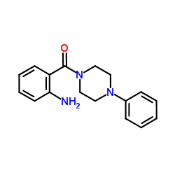 (2-Aminophenyl)(4-phenyl-1-piperazinyl)methanone结构式