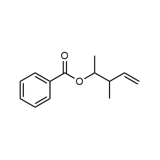 3-Methylpent-4-en-2-yl benzoate structure