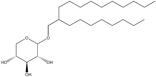 2-辛基十二烷基 D-吡喃木糖苷结构式
