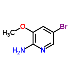 5-Bromo-3-methoxypyridin-2-amine Structure