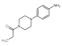1-(4-(4-氨基苯基)哌嗪-1-基)丙-1-酮结构式