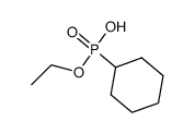 ethyl hydrogen cyclohexylphosphonate结构式