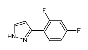 3-(2,4-difluorophenyl)-1H-pyrazole Structure