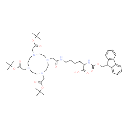 Fmoc-L-Lys-mono-amide-DOTA-tris(t-Bu ester)图片
