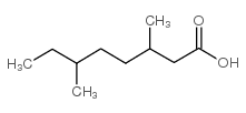 3,6-dimethyloctanoic acid Structure