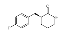 (S)-3-(4-fluorobenzyl)-2-piperidone结构式