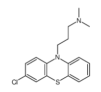 3-(3-chlorophenothiazin-10-yl)-N,N-dimethylpropan-1-amine Structure