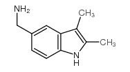 (2,3-二甲基-1H-吲哚-5-基)-甲胺结构式