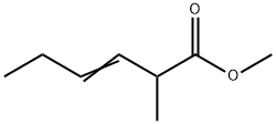 2-Methyl-3-hexenoic acid methyl ester结构式