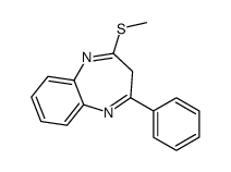 4-methylsulfanyl-2-phenyl-3H-1,5-benzodiazepine Structure