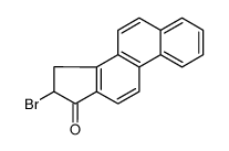 16-bromo-15,16-dihydrocyclopenta[a]phenanthren-17-one结构式