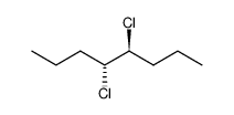 meso-4,5-dichloro-octane Structure