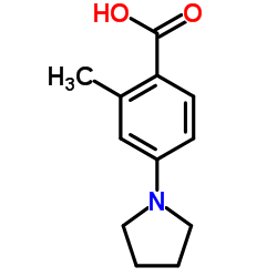 2-Methyl-4-(pyrrolidin-1-yl)benzoicacid picture