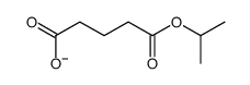 5-oxo-5-propan-2-yloxypentanoate结构式