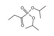 propionylphosphonic acid diisopropyl ester Structure