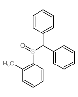 1-benzhydrylsulfinyl-2-methyl-benzene结构式