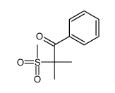 2-methyl-2-methylsulfonyl-1-phenylpropan-1-one结构式