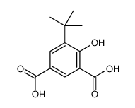 5-tert-butyl-4-hydroxybenzene-1,3-dicarboxylic acid Structure