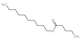 Pentanoic acid, decylester Structure