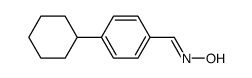 4-cyclohexyl-benzaldehyde-oxime结构式