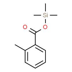 2-Methylbenzoic acid trimethylsilyl ester structure