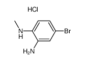 4-bromo-N1-methyl-benzene-1,2-diamine, dihydrochloride结构式