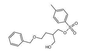 4-(benzyloxy)-2-(hydroxymethyl)butyl 4-methylbenzenesulfonate结构式