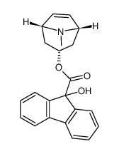tropenol 9-hydroxy-fluorene-9-carboxylate结构式