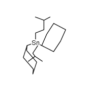 (iso-C5H11)2Sn(cyclo-C6H11)2结构式