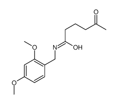 N-[(2,4-dimethoxyphenyl)methyl]-5-oxohexanamide Structure
