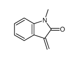 1-methyl-3-methylene-1,3-dihydro-2H-indol-2-one结构式