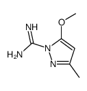 5-methoxy-3-methylpyrazole-1-carboximidamide Structure