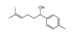 5-methyl-1-(p-tolyl)hex-4-en-1-ol结构式