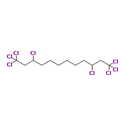 1,1,1,3,10,12,12,12-Octachlorododecane structure