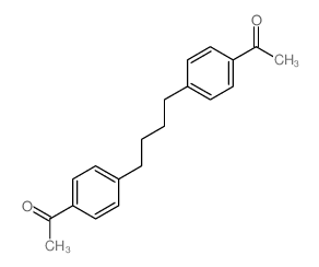 1-[4-[4-(4-acetylphenyl)butyl]phenyl]ethanone结构式