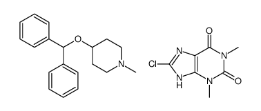 茶哌醇胺结构式