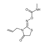 3-allyl-thiazolidine-2,4-dione 2-(O-methylcarbamoyl-oxime) Structure